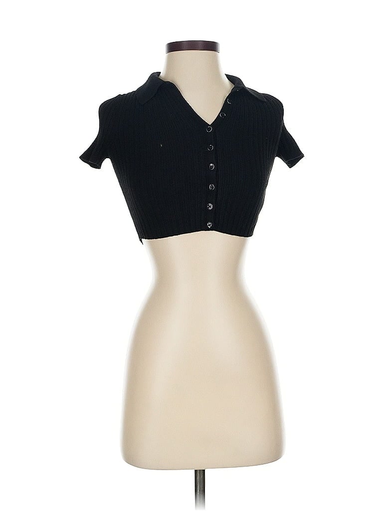 URBAN OUTFITTERS Pre-owned Short Sleeve Top Black Sweetheart Neckline Tops