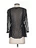 Vanessa Virginia 100% Polyester Black 3/4 Sleeve Blouse Size 2 - photo 2
