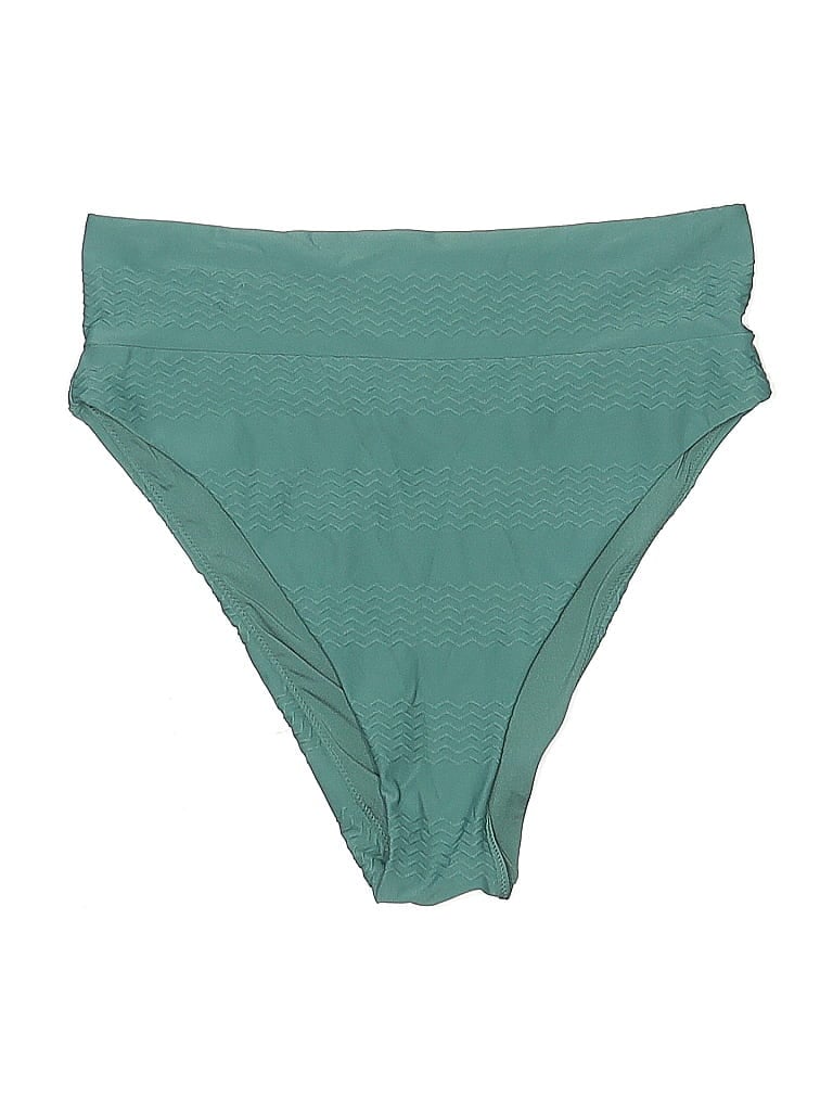 Pre-owned Aerie Swimsuit Bottoms In Blue