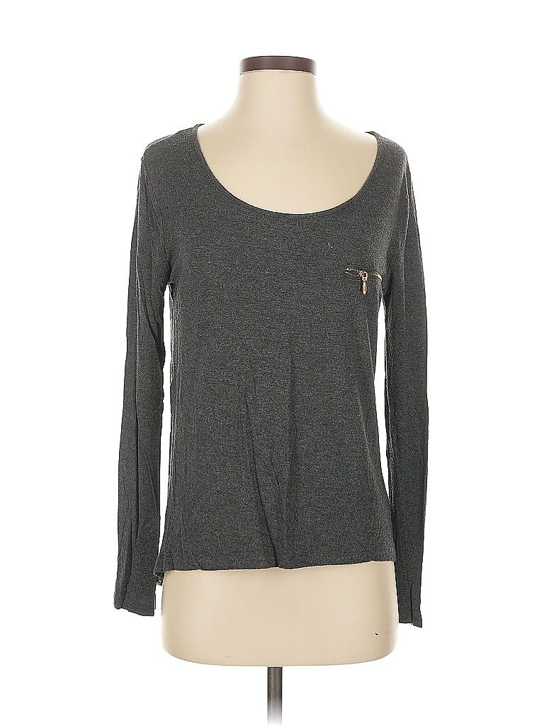 Pre-owned Zenana Outfitters Pullover Sweater In Gray