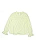 Tahari Yellow Long Sleeve Blouse Size 7 - 8 - photo 1