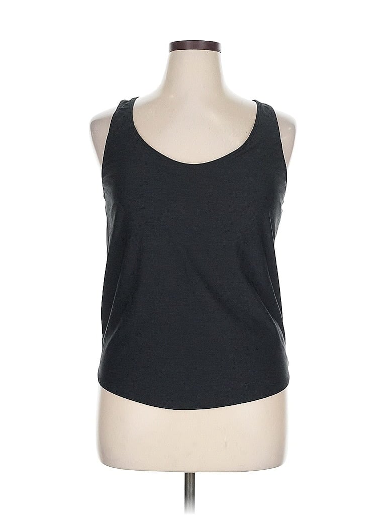 Pre-owned Kona Sol Tank Top Black Halter Neckline Tops