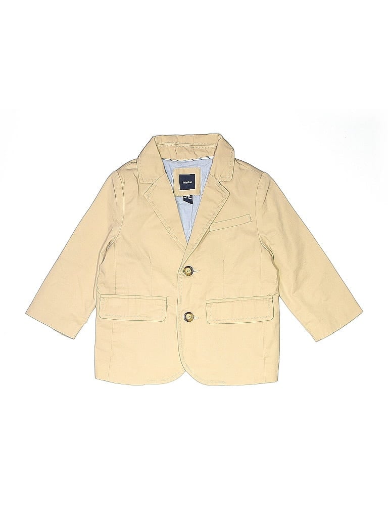 Click to view more detailed imagery on our partner's website Pre-owned Baby Gap Kids' Blazer Jacket In Brown