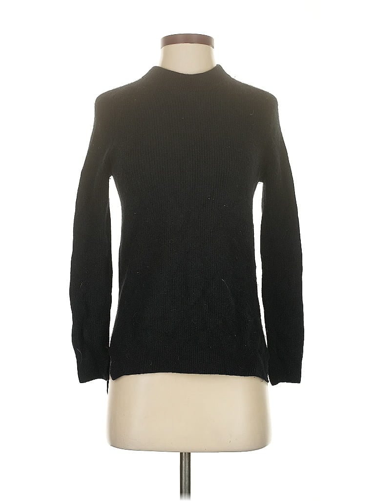 Pre-owned Rag & Bone Cashmere Pullover Sweater In Black