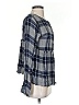Cloth & Stone 100% Rayon Gray Long Sleeve Blouse Size S - photo 4