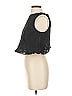 ERIN Erin Fetherston 100% Polyester Black Sleeveless Blouse Size 0 - photo 5