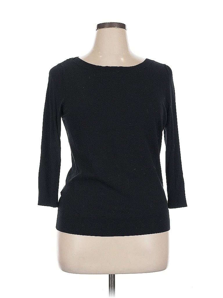 Pre-owned Ann Taylor Pullover Sweater In Black