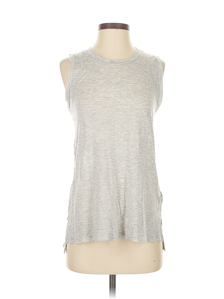 Pre-owned Banana Republic Sleeveless T-shirt In Silver