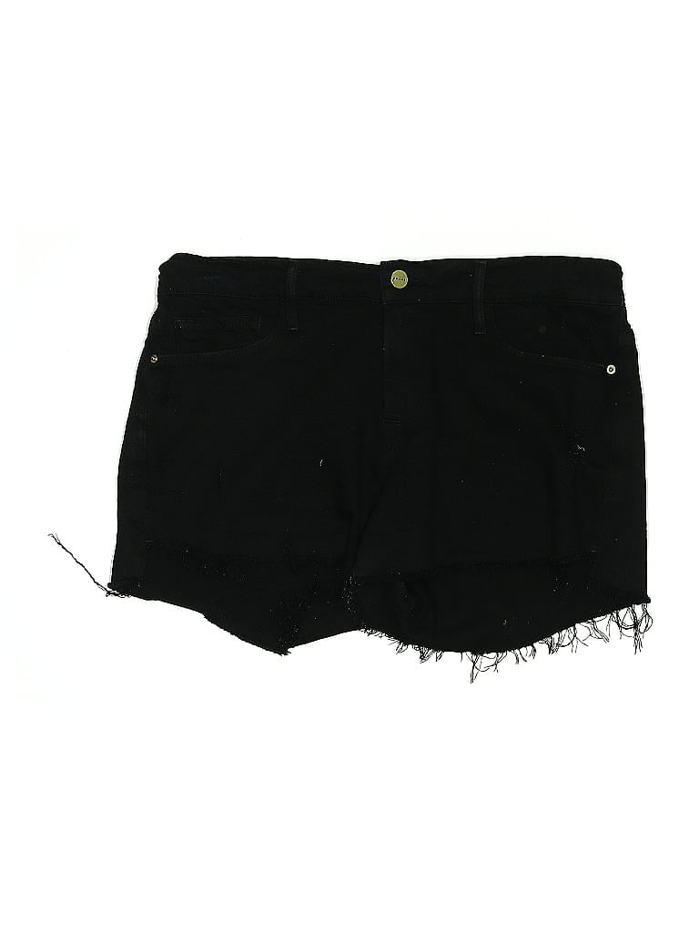 Pre-owned Frame Denim Shorts In Black