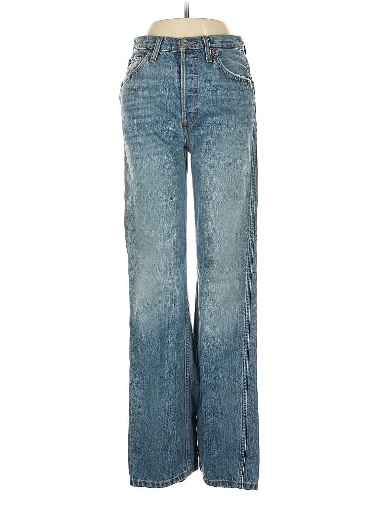 Pre-owned Re/done Jeans In Blue