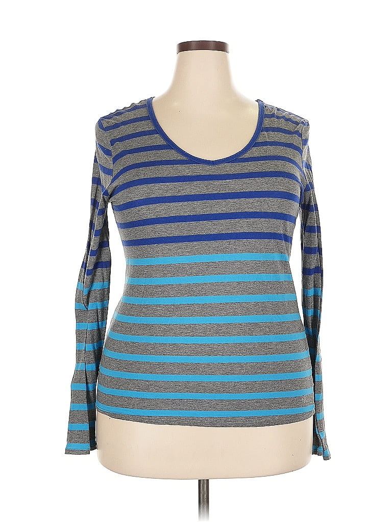 Click to view more detailed imagery on our partner's website Pre-owned Ck Bradley New York Long Sleeve T-shirt In Blue