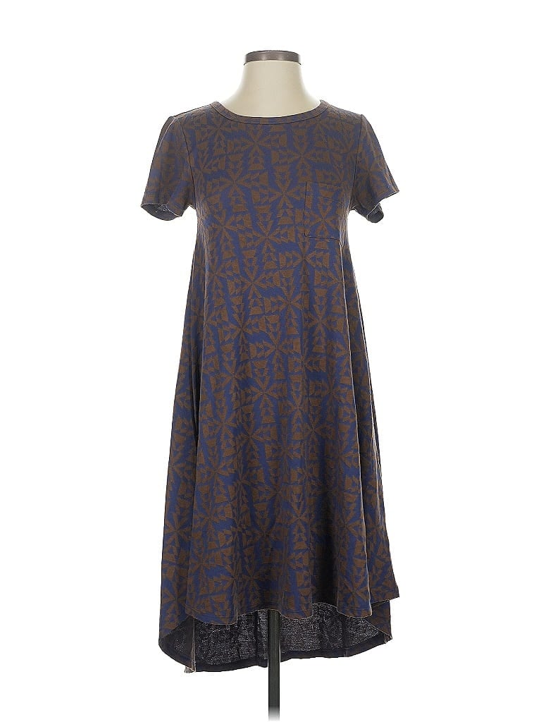 Pre-owned Lularoe Casual Dress In Gray