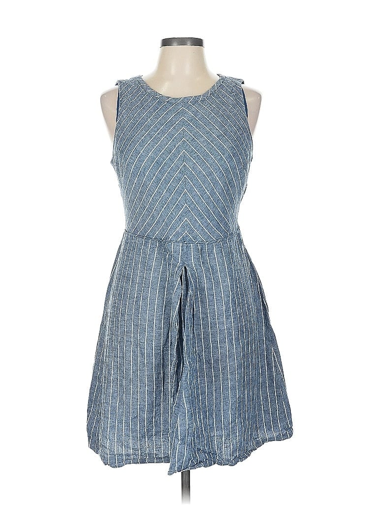 Pre-owned Ann Taylor Loft Outlet Casual Dress In Blue