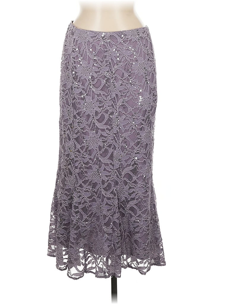 Pre-owned Alex Evenings Casual Skirt In Gray