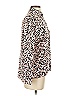 Topshop Animal Print Pink Long Sleeve Blouse Size 2 - photo 4