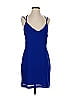 Three of Something 100% Polyester Solid Blue Cocktail Dress Size S - photo 1