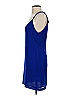 Three of Something 100% Polyester Solid Blue Cocktail Dress Size S - photo 5
