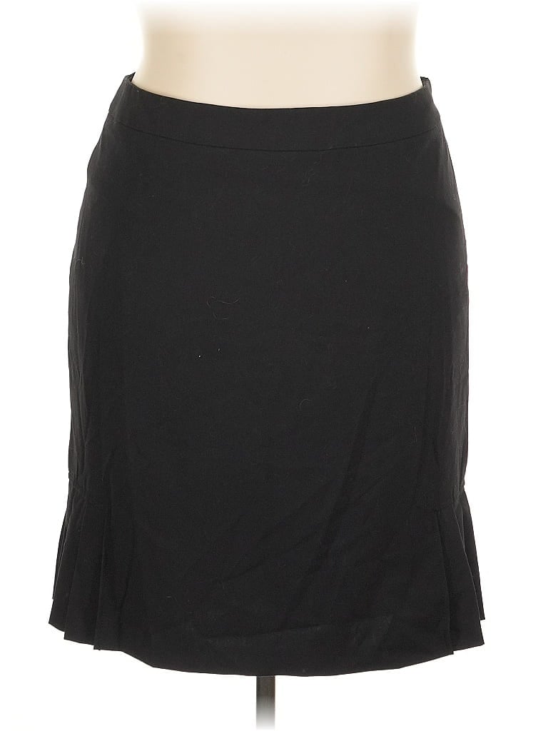 Pre-owned Tahari By Asl Casual Skirt In Black