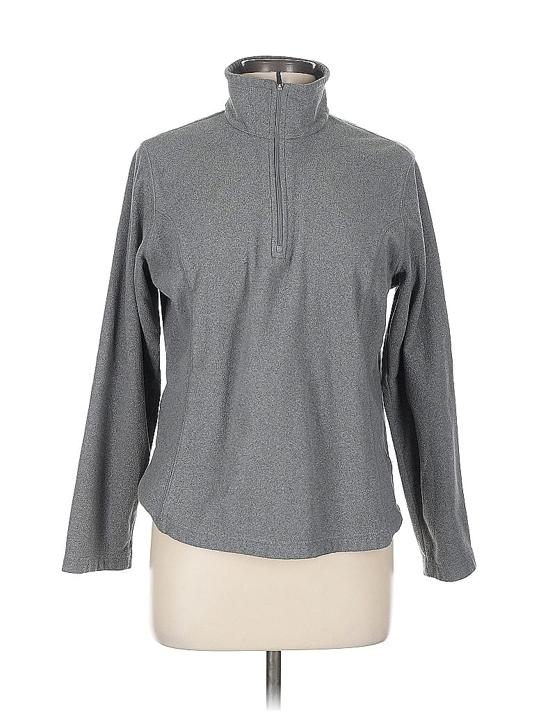 Click to view more detailed imagery on our partner's website Pre-owned Lands' End Fleece Jacket In Gray