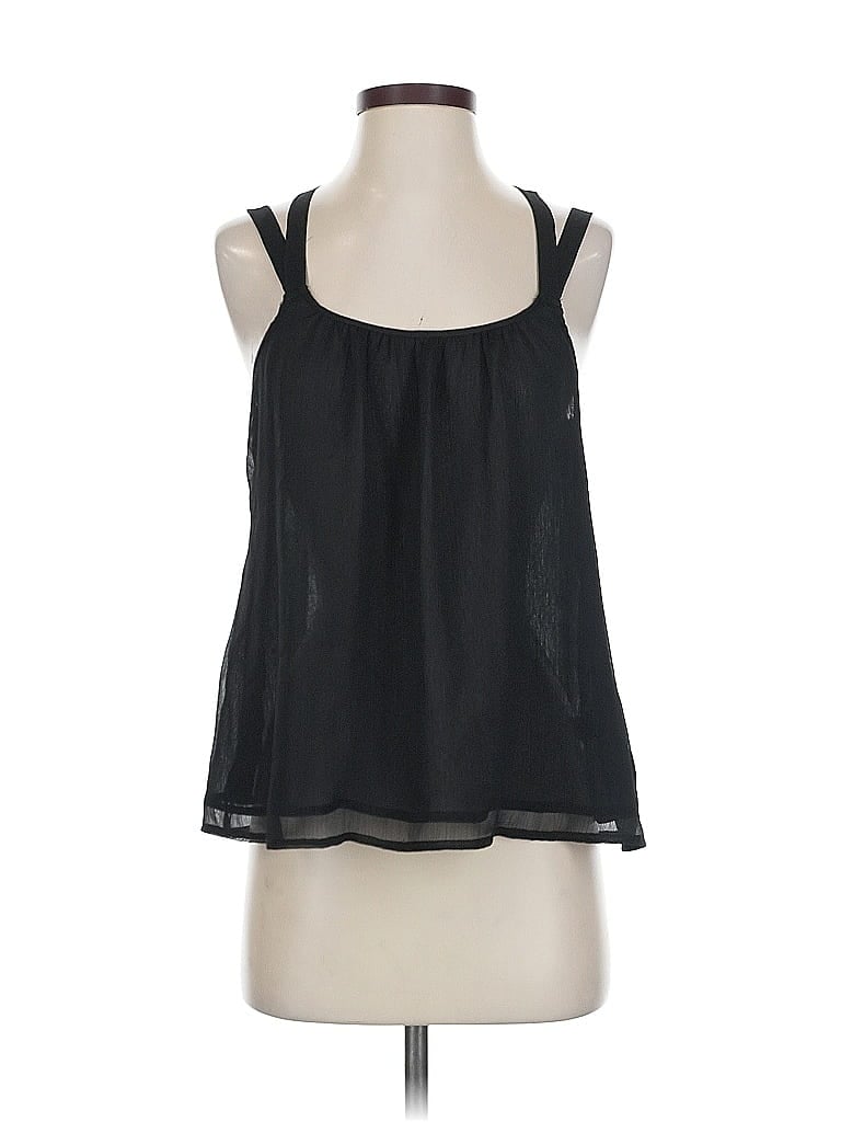 Pre-owned Express Sleeveless Blouse In Black