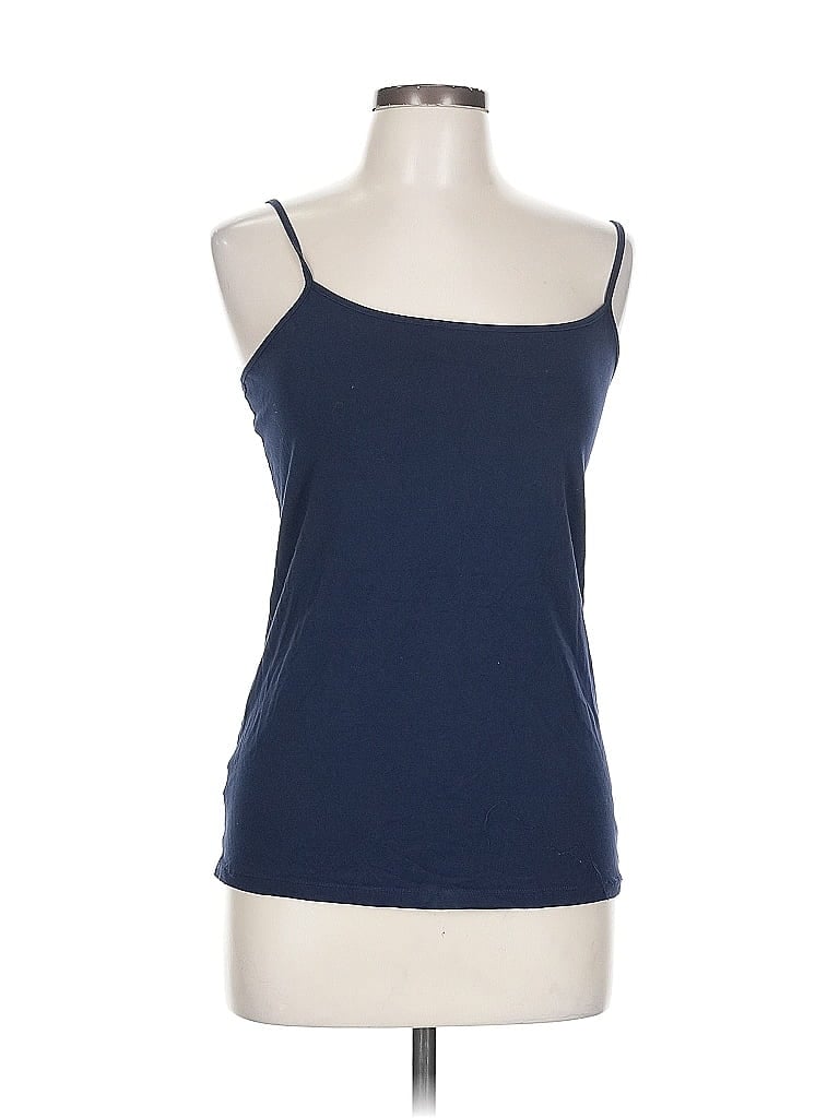 Pre-owned Ann Taylor Loft Outlet Tank Top Blue Strapless Neckline Tops