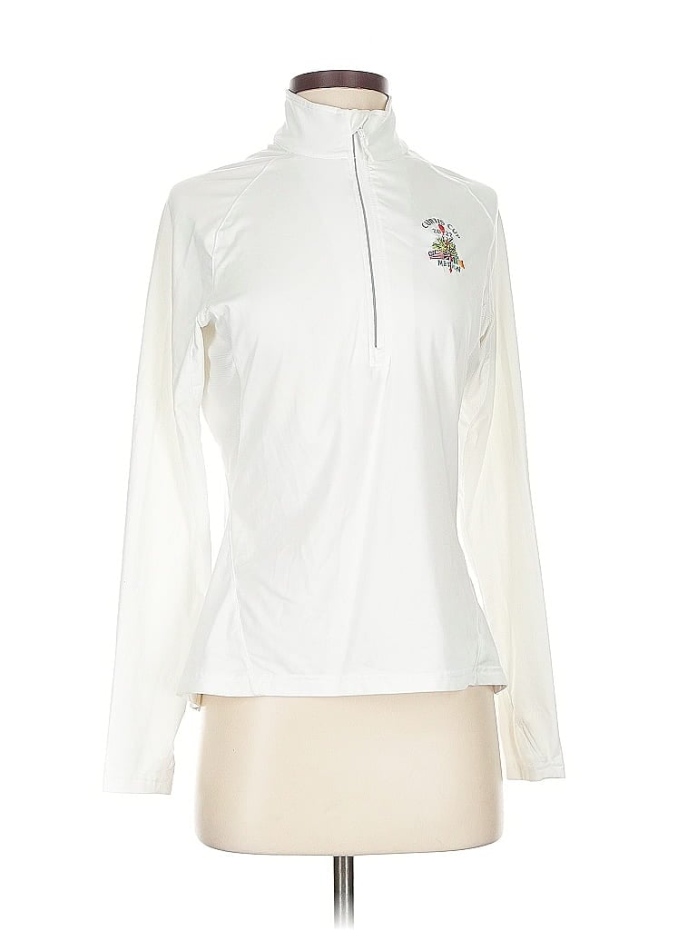 Pre-owned Level Wear Track Jacket In White