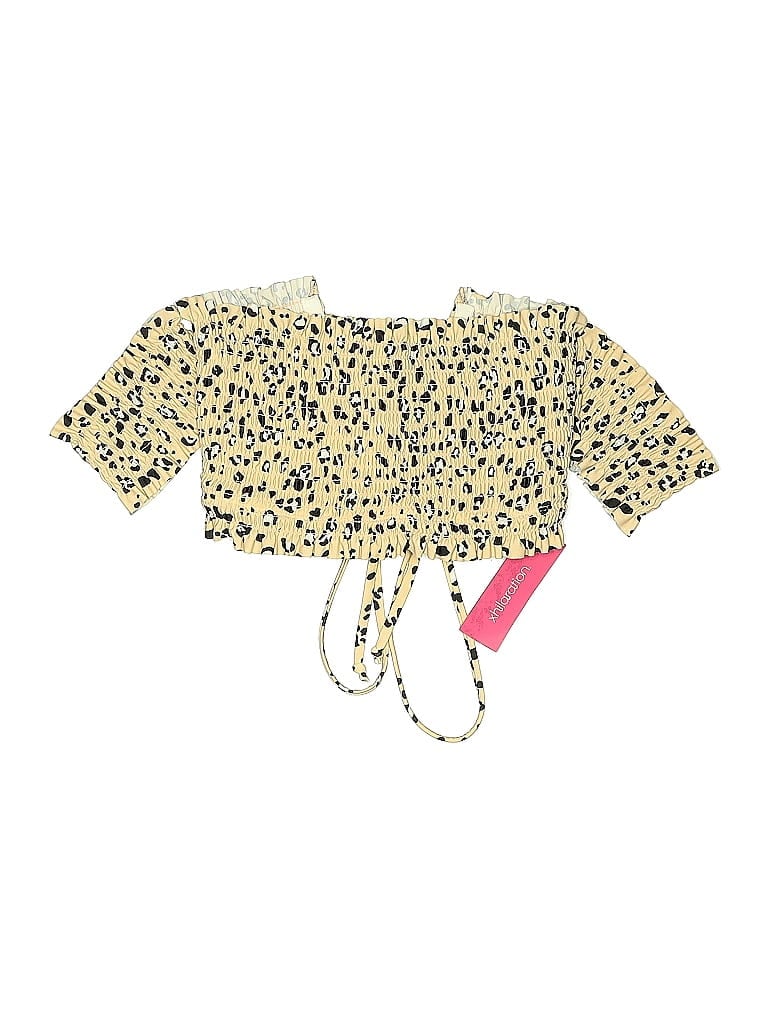 Xhilaration Swimsuit Top Yellow Swimwear