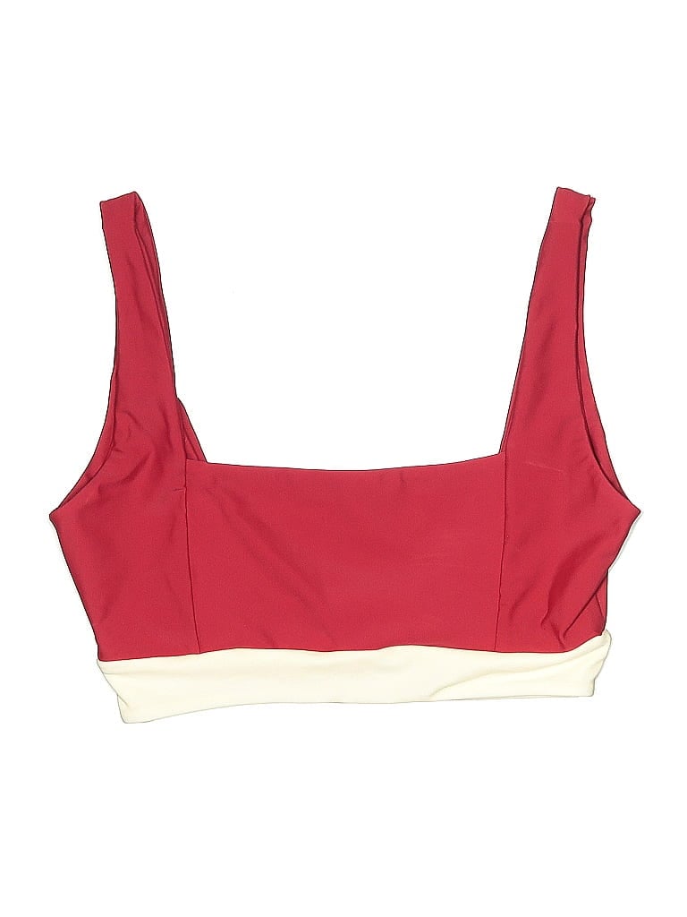 Pre-owned Tularosa Swimsuit Top Red Swimwear