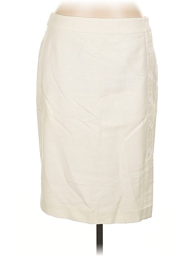 Pre-owned Ann Taylor Loft Outlet Formal Skirt In White
