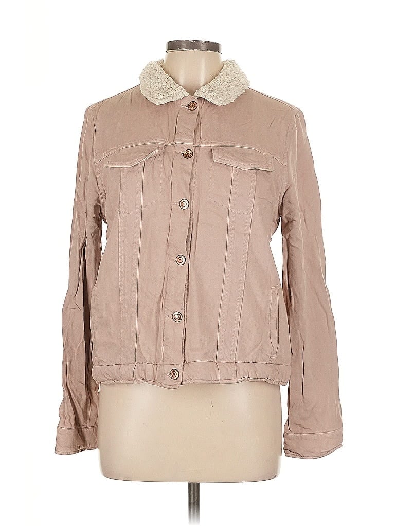 Pre-owned Thread & Supply Cardigan Sweater In Brown