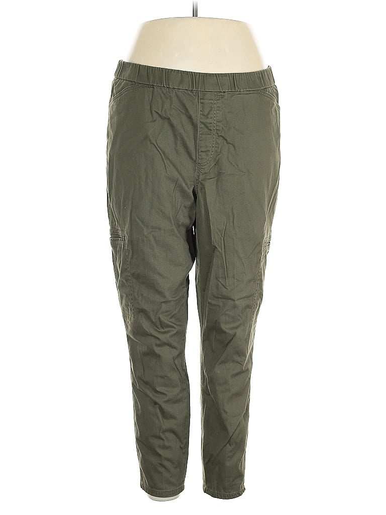 Click to view more detailed imagery on our partner's website Pre-owned Lands' End Casual Pants In Green