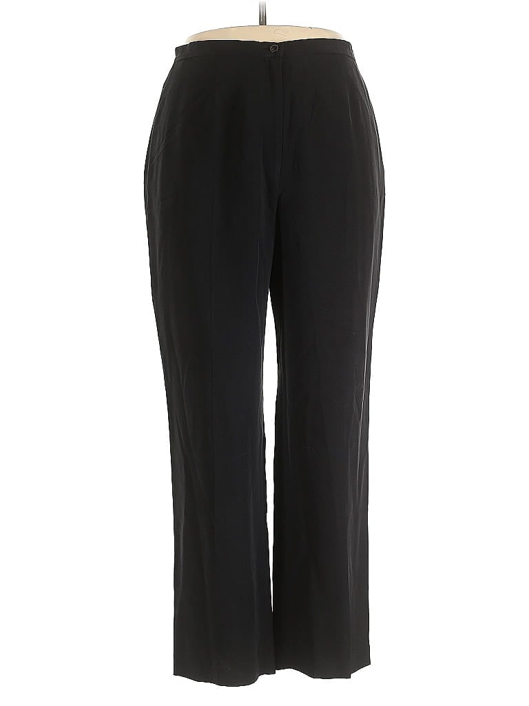 Pre-owned Kasper Dress Pants In Black