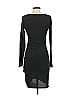 Leith Solid Black Casual Dress Size S - photo 2