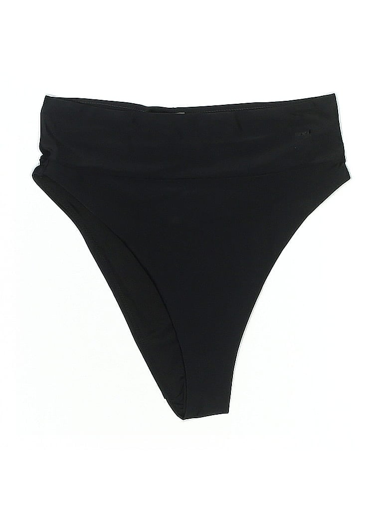 Pre-owned Aerie Swimsuit Bottoms In Black