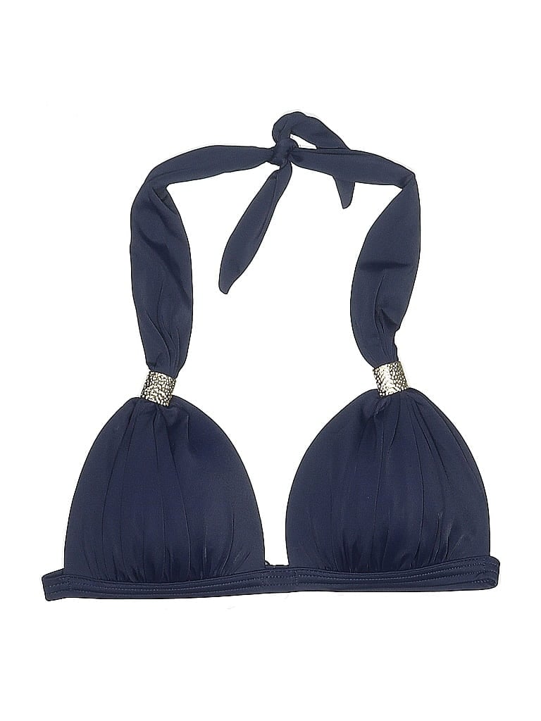 Pre-owned Venus Swimsuit Top Blue Swimwear