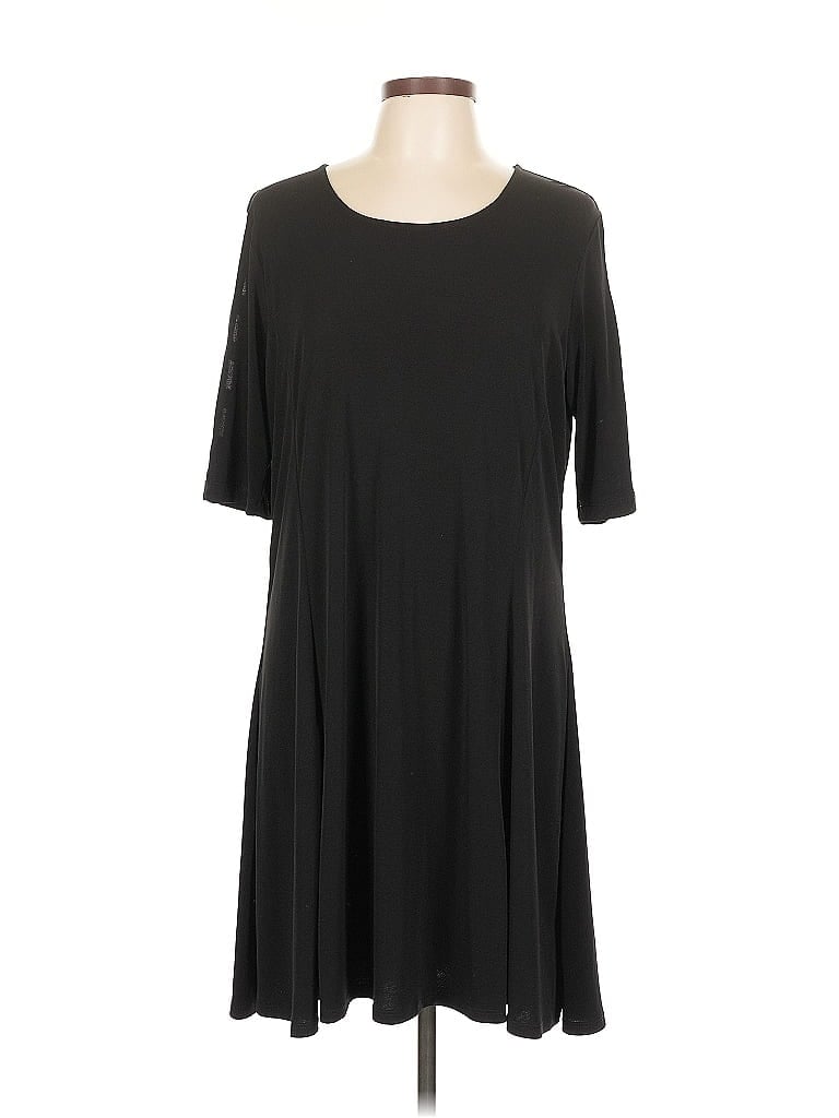SUSAN GRAVER Pre-owned Casual Dress In Black
