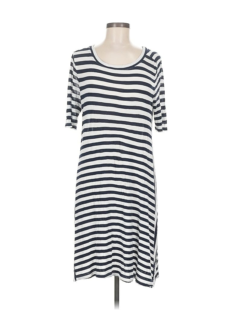 Pre-owned Ann Taylor Loft Outlet Casual Dress In Blue