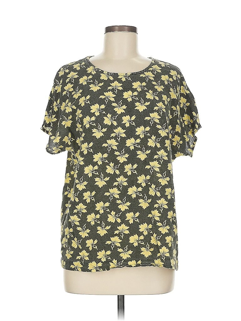 Pre-owned Assorted Brands Short Sleeve T-shirt In Yellow