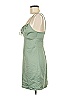 Topshop 100% Polyester Solid Green Cocktail Dress Size 6 - photo 5