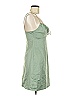 Topshop 100% Polyester Solid Green Cocktail Dress Size 6 - photo 4
