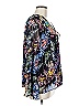Vineet Bahl Black Long Sleeve Blouse Size M - photo 4