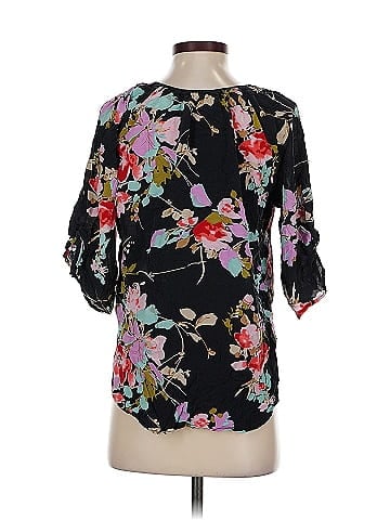 Yumi Kim 3/4 Sleeve Silk Top (view 2)