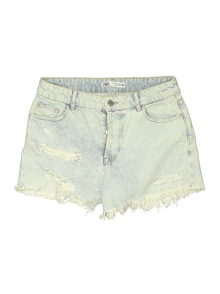 Click to view more detailed imagery on our partner's website Pre-owned Zara Denim Shorts In Blue