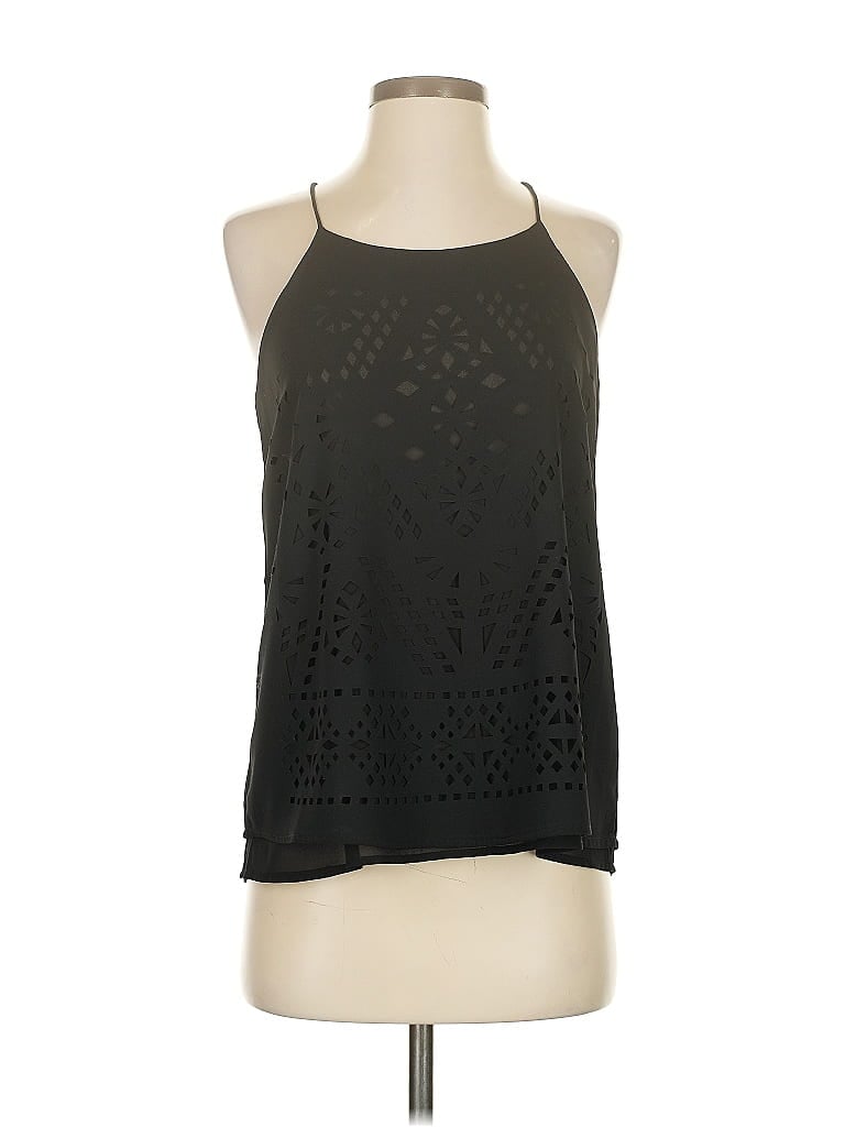Pre-owned Blu Pepper Sleeveless Blouse In Black