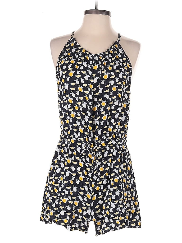 Pre-owned Ann Taylor Loft Romper In Yellow
