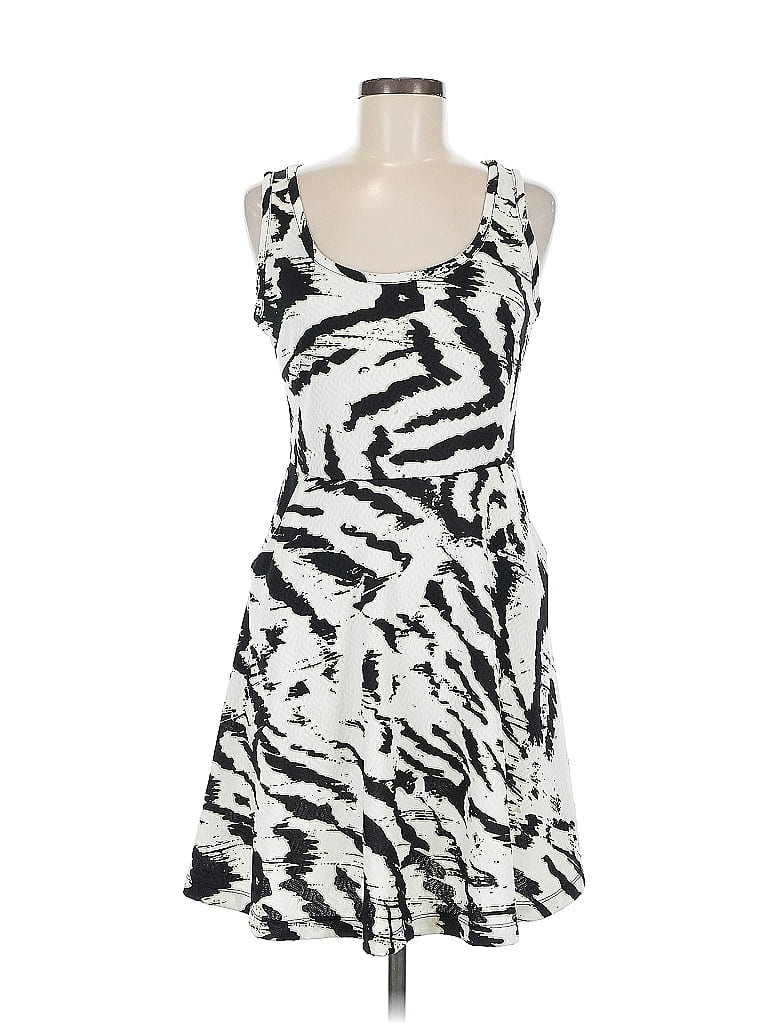 Pre-owned Kardashian Kollection Casual Dress In White