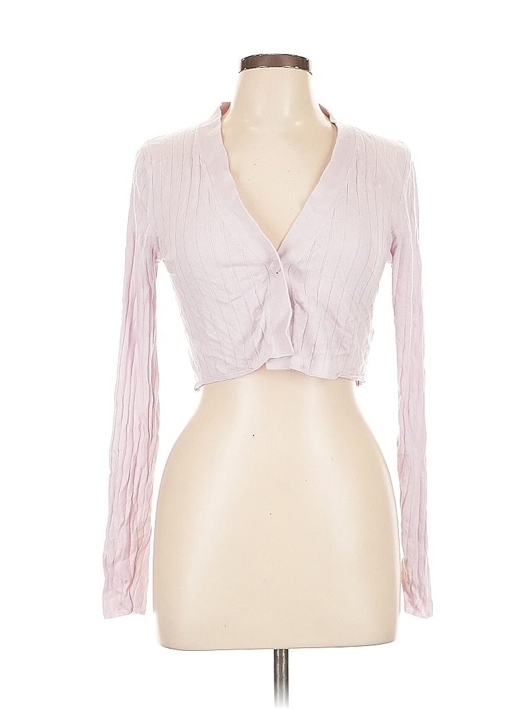 Click to view more detailed imagery on our partner's website Pre-owned Zara Cardigan Sweater In Pink