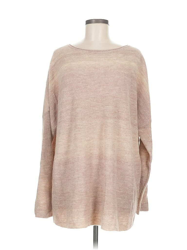 Pre-owned Jjill Pullover Sweater In Brown