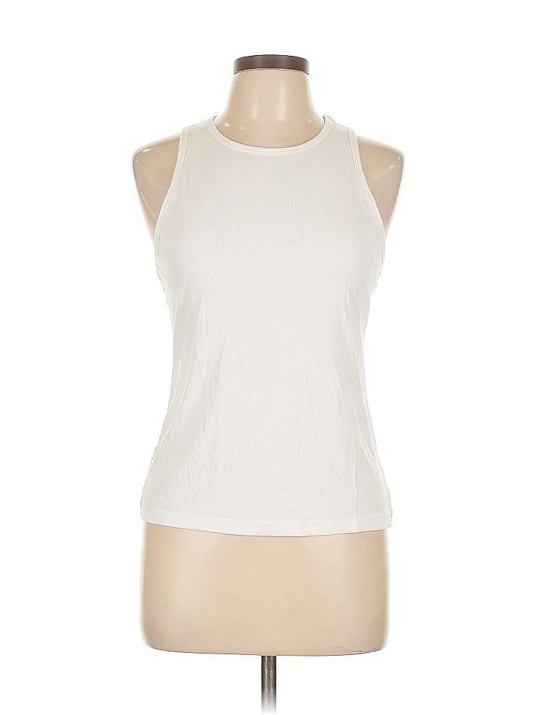 Pre-owned Calia Sleeveless T-shirt In White