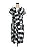 Chico's Print Black Casual Dress Size Med (1) - photo 1